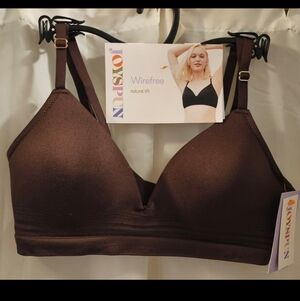 Joyspun Wirefree Natural Lift Bra - Rich Brown